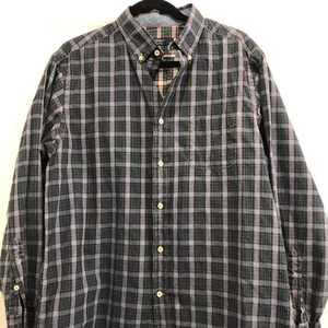 Cremieux Men's Button Down Long Sleeve Shirt‎ Size Large Plaid